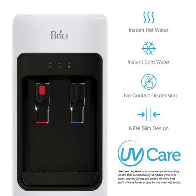 Brio White Free Standing Bottleless Filtered | Fridge.com