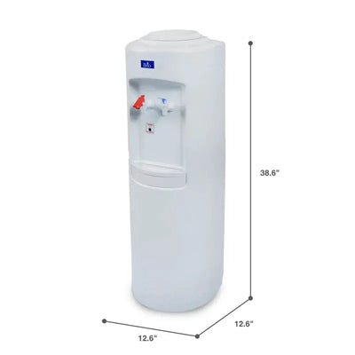 Brio White Free Standing Top Loading Electric Water Dispenser | Fridge.com