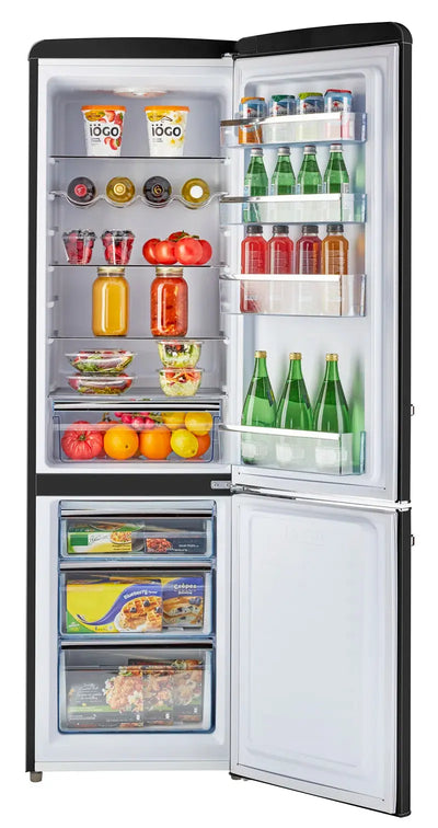 Classic Retro 21.6" Manual Defrost 8.7 Cu. Ft. ENERGY STAR Certified Bottom Freezer Refrigerator | Fridge.com