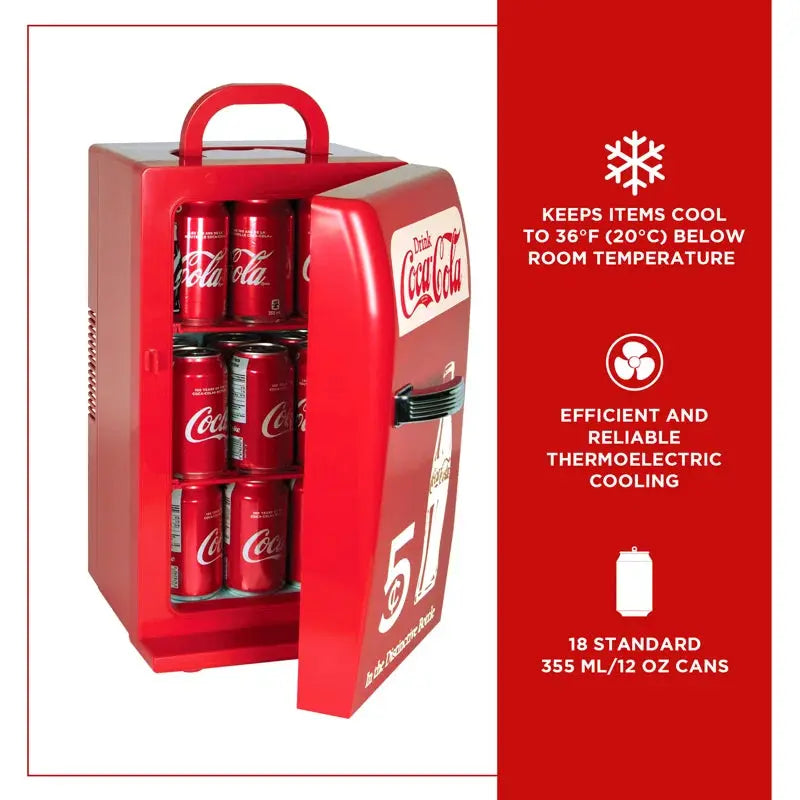 Coca-Cola 18 Can Freestanding Beverage Refrigerator | Fridge.com