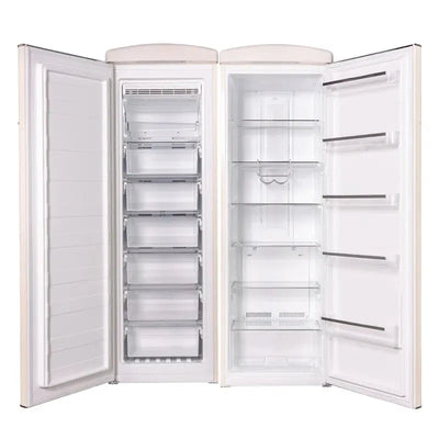 Conserv 8.3 Cu. Ft. Black Classic Retro Upright Freezer - 11 Cu. Ft. Black Classic Retro Refrigerator | Fridge.com