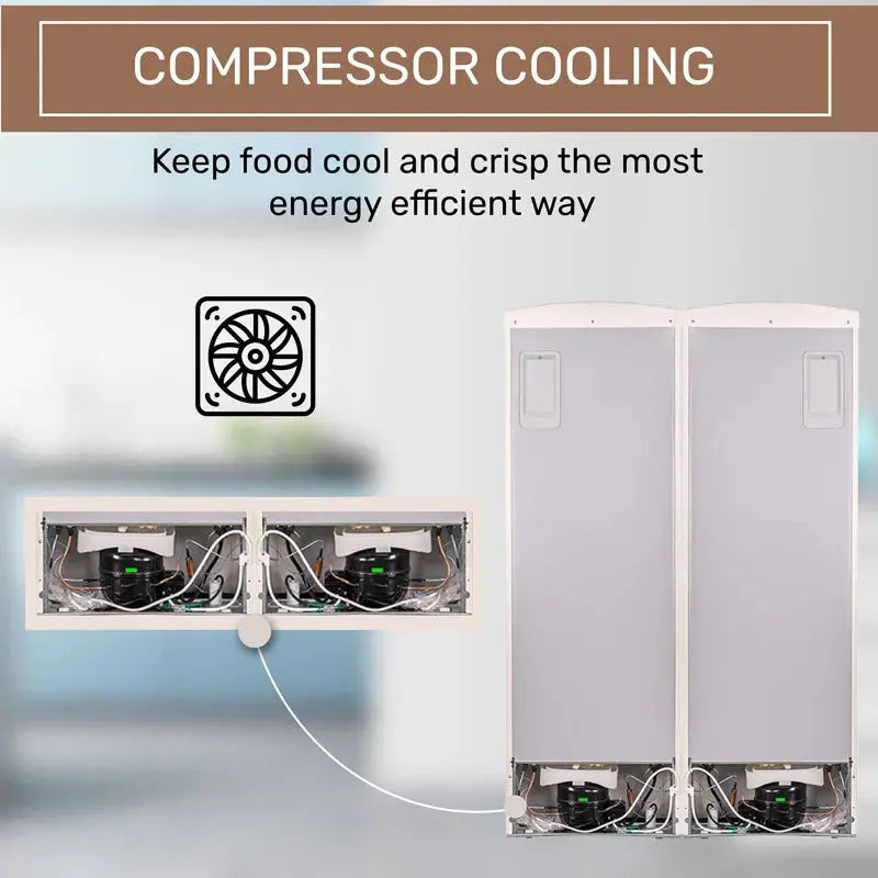 Conserv 8.3 Cu. Ft. Black Classic Retro Upright Freezer - 11 Cu. Ft. Black Classic Retro Refrigerator | Fridge.com