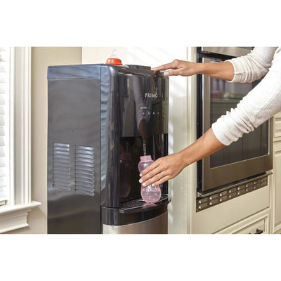 Primo® Water Deluxe Self Sanitizing Water Dispenser Bottom Loading, Hot/Cold/Cool Temp, Stainless Steel | Fridge.com