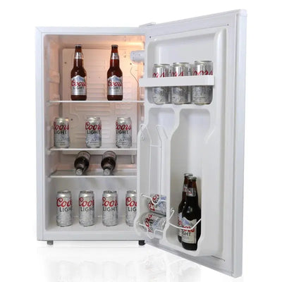 Coors Light Compact Fridge with Bottle Opener, 3.2 Cu Ft (90L), White | Fridge.com
