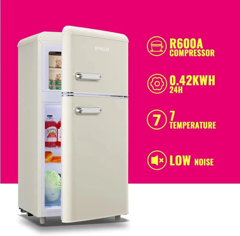 DEMULLER 3.5 Cubic Feet Mini Fridge with Freezer | Fridge.com
