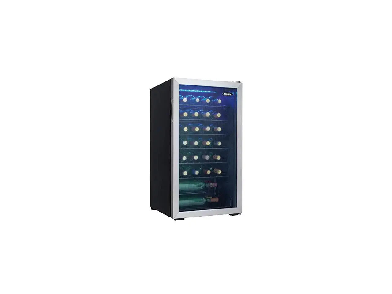 Danby 36 Bottle Free-Standing Wine Cooler in Stainless | Fridge.com