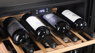 Danby 94 Bottle Free-Standing Wine Cooler in Black DWC94L1B | Fridge.com