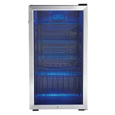 Danby DBC117A1BSSDB-6 3.1 Cu. Ft. Free-Standing Beverage Center in Stainless Steel | Fridge.com