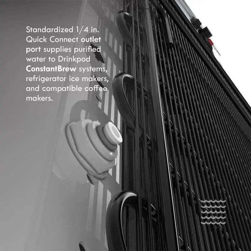 Drinkpod LLC White Free Standing Bottleless Electric Filtered Water Dispenser | Fridge.com