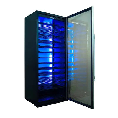 ELISII 31.5'' 197 Bottle and Can Single Zone Wine & Beverage Refrigerator | Fridge.com