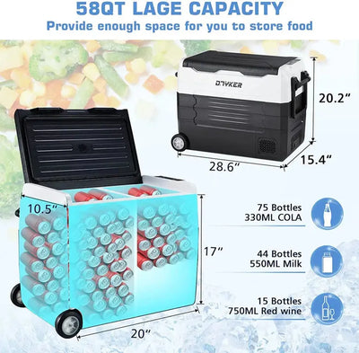 EROMMY 58 Cubic Feet Convertible Mini Fridge with Freezer | Fridge.com