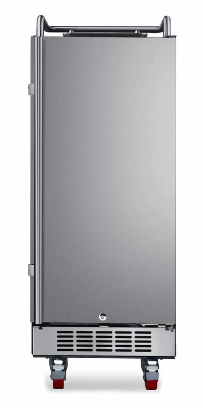 Edgestar Outdoor Party 3.35 Cubic Feet Silver Outdoor Conversion Kit with Door Lock and Adjustable Temperature | Fridge.com