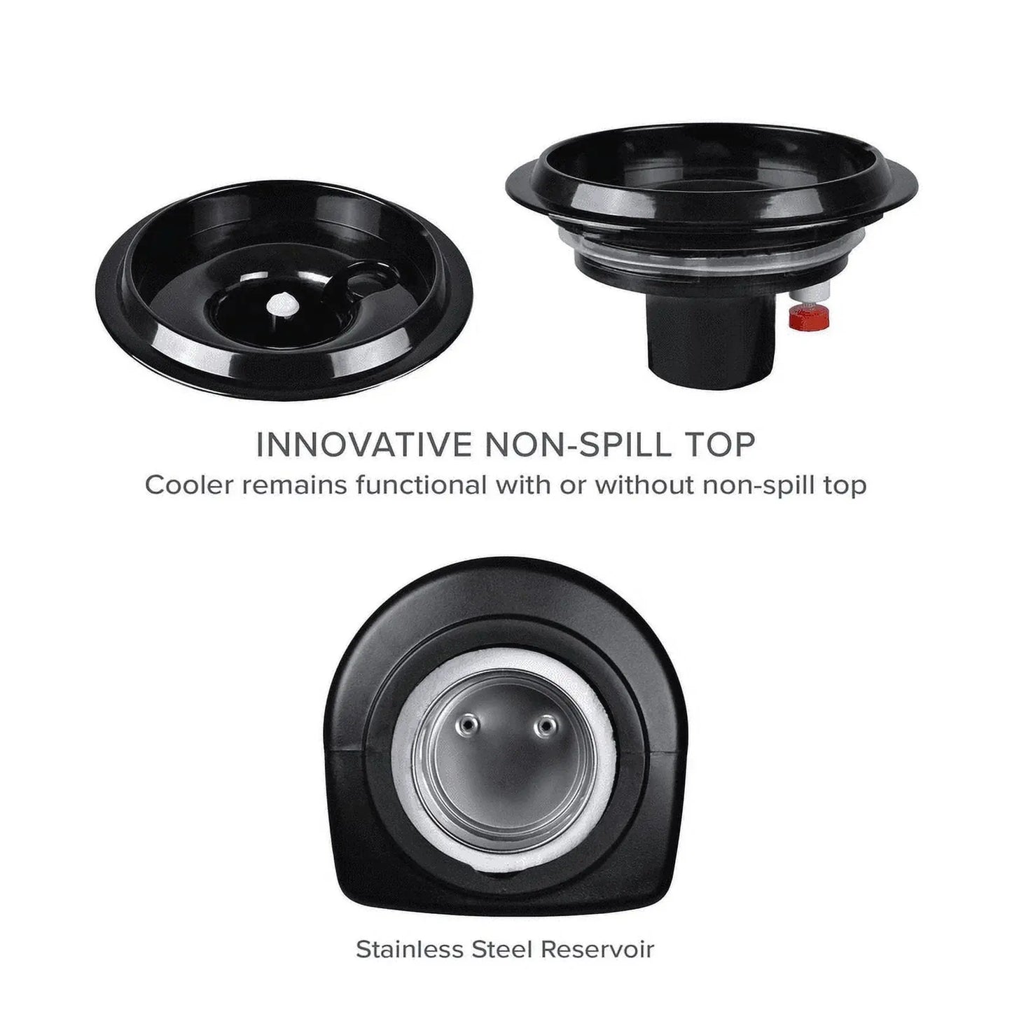 Brio Top Loading Water Cooler Dispenser - Hot and Cold Water, Child Safety Lock, Holds 3/5 Gallon Bottles - Ul/Energy Star Approved | Fridge.com