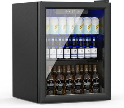Erivess 70 Cans (12 Oz.) 1.6 Cubic Feet Beverage Refrigerator | Fridge.com
