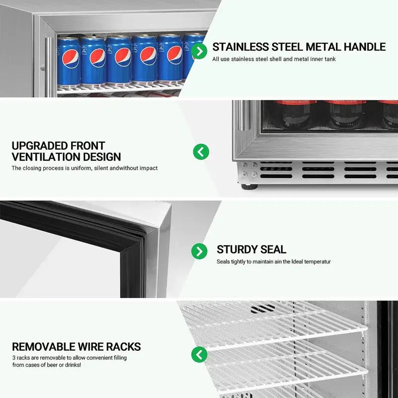 F2C Global Limited 5.3 Cubic Feet Freestanding Mini Fridge | Fridge.com