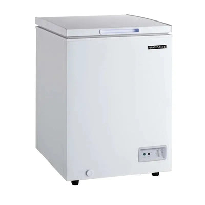 FRIGIDAIRE 3.5 CU. FT. Chest Freezer, Adjustable Thermostat, Defrost Drain, Removable Wire Basket | Fridge.com