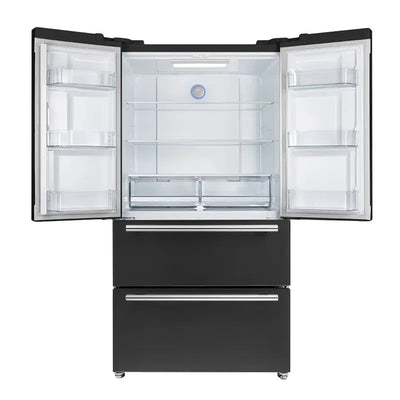 Forno Moena 36" 19.2 Cubic Feet Energy Star Smudge-Resistant French Door Refrigerator | Fridge.com