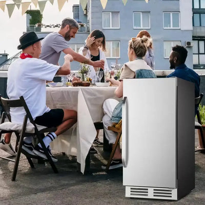 15 In. 127 Can (12 Oz.) Built-In/Freestanding Stainless Steel Door Beverage Cooler | Fridge.com