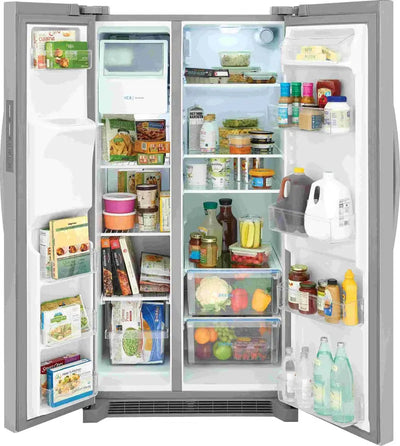 Frigidaire 25.6 Cu. Ft. 36" Standard Depth Side by Side Refrigerator | Fridge.com
