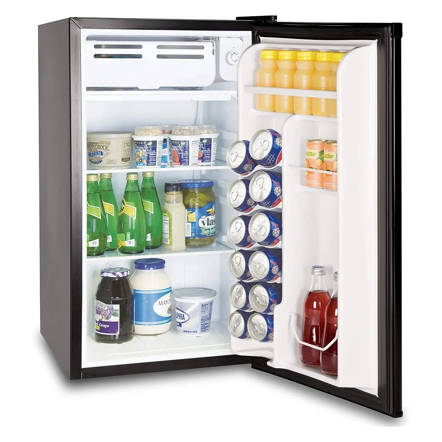 Frigidaire 3.2 Cu Ft Retro Dry Erase Compact Refrigerator, (EFR331-BLACK), Black | Fridge.com