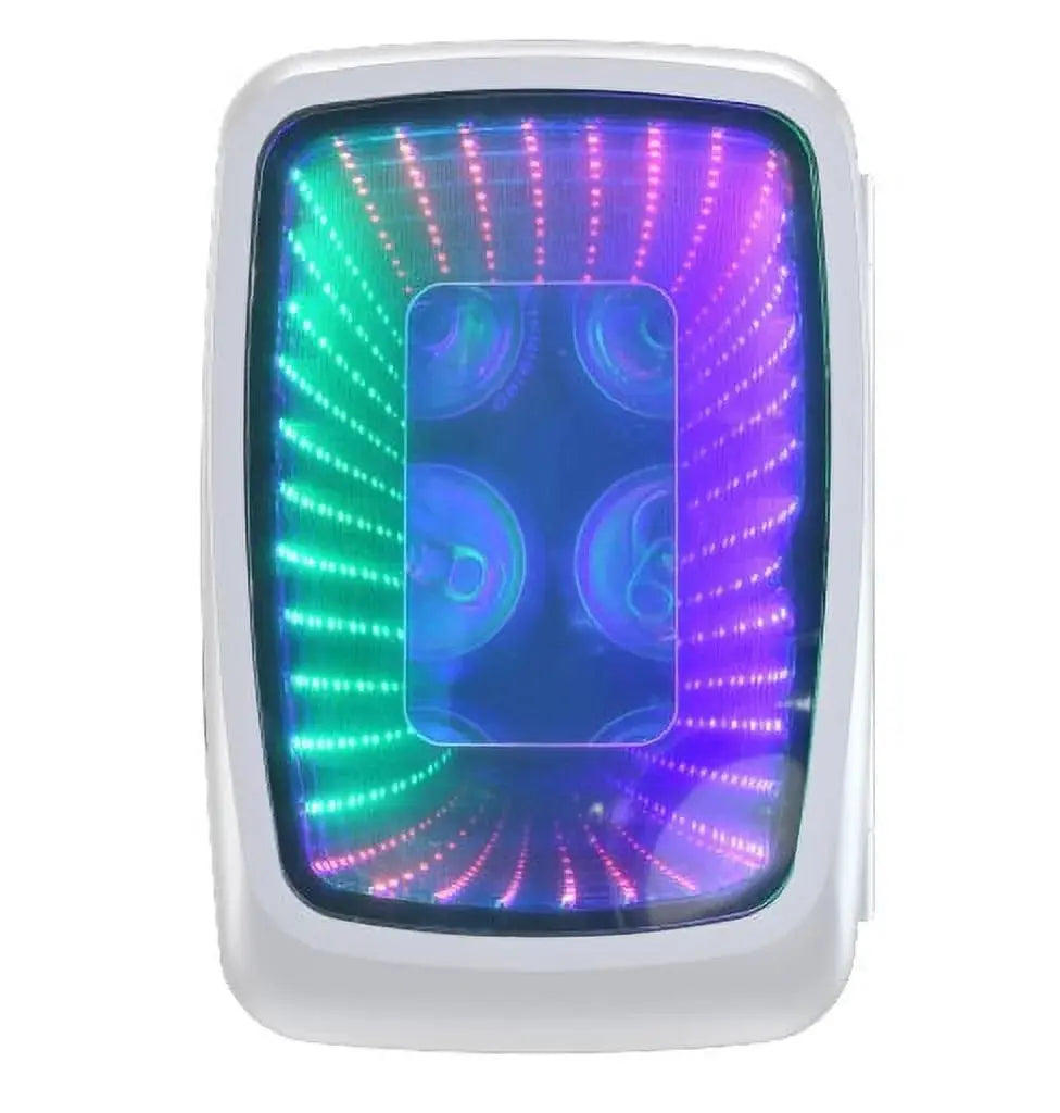 Frigidaire 6-Can Retro Gaming Light-Up Portable Beverage Mini Fridge, EFMIS179 (Blue) | Fridge.com