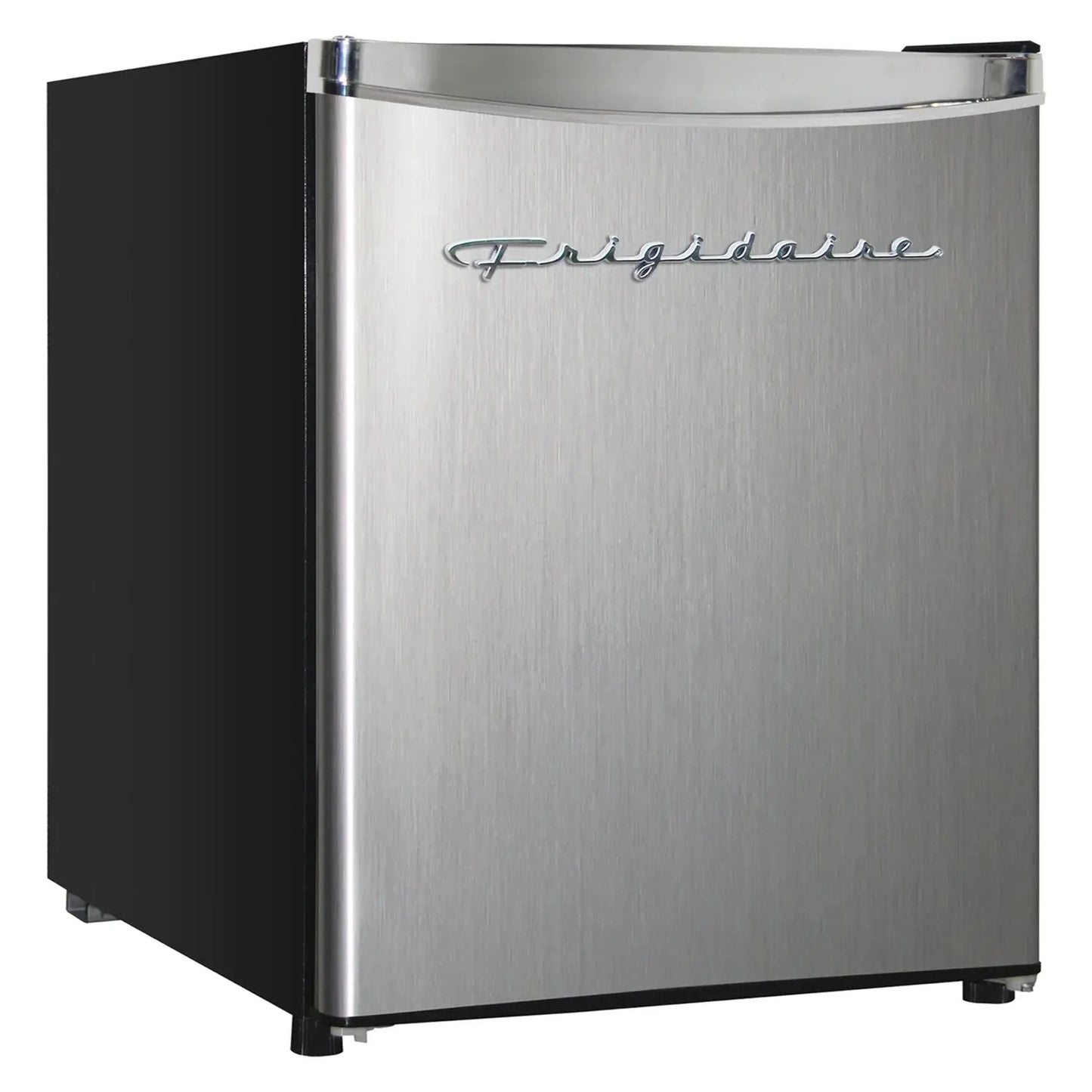 Frigidaire, 1.6 Cu. Ft. Capacity Retro Refrigerator with Chrome Trim, EFR182, Platinum | Fridge.com