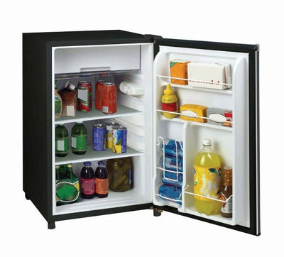 Frigidaire, 4.5 Cu. Ft. Compact Fridge with Chrome Trim - EFR492, Platinum | Fridge.com