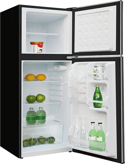 Frigidaire, 4.5 Cu. Ft., 2 Door Compact Refrigerator-Chrome Trim, EFR451, Platinum | Fridge.com