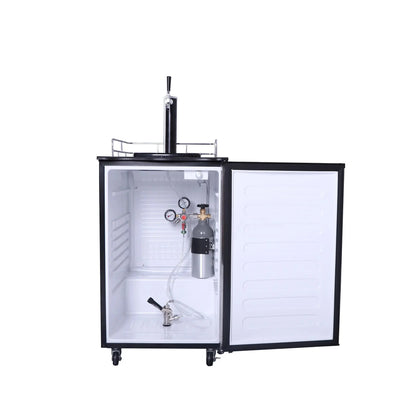 Frigidaire, 6.1 Cubic Foot Kegerator Beer Bar, Stainless Steel | Fridge.com