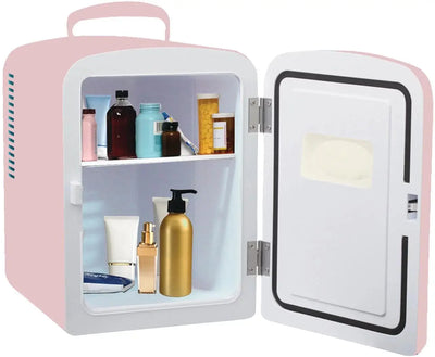 Frigidaire, Portable Retro 6 Can Mini Personal Fridge Cooler, EFMIS129, Pink | Fridge.com