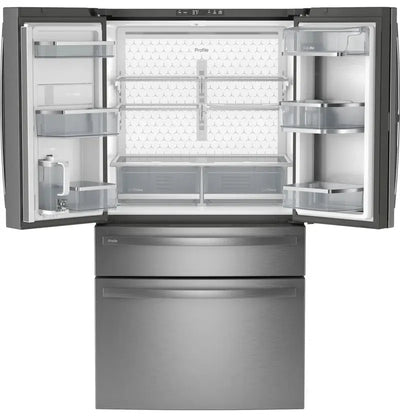 GE Profile™ Series Energy Star Smart 29 Cu. Ft. Fingerprint Resistant 4-Door French-Door Refrigerator | Fridge.com