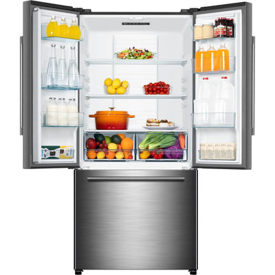 Galanz 18-Cu. Ft Counter Depth 3-Door French Door Refrigerator, Stainless | Fridge.com
