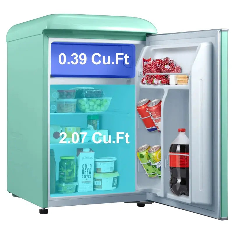 Galanz 2.5 Cubic Feet Portable Freestanding Mini Fridge with Freezer | Fridge.com