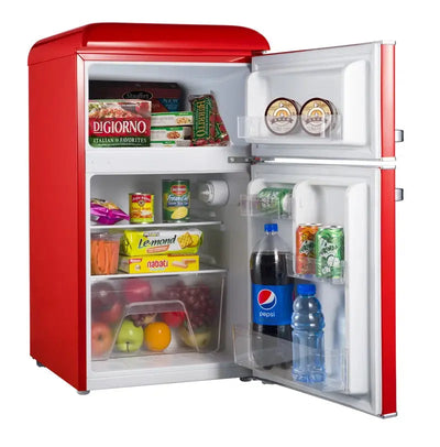 Galanz Retro 3.1 Cubic Feet Freestanding Mini Fridge with Freezer | Fridge.com