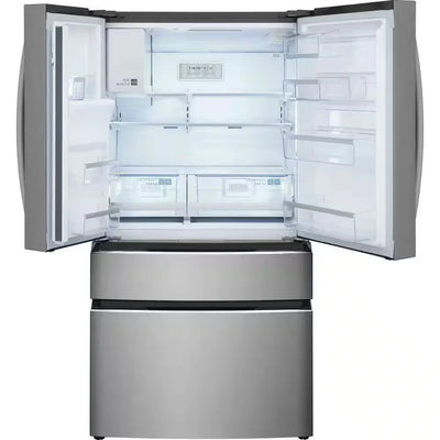Gallery 21.5 Cu. Ft. 4-Door French Door Refrigerator in Stainless Steel, Counter-Depth | Fridge.com
