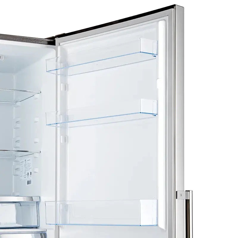 Guardia 46.8-Inch Side-By-Side Bottom Freezer Refrigerator Stainless Steel, 21.6 Cu.Ft. | Fridge.com