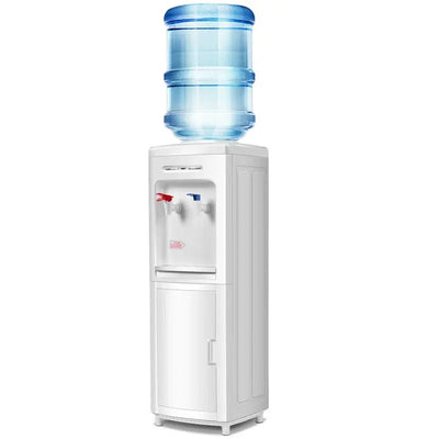 Gymax White Free Standing Top Loading Water Dispenser | Fridge.com