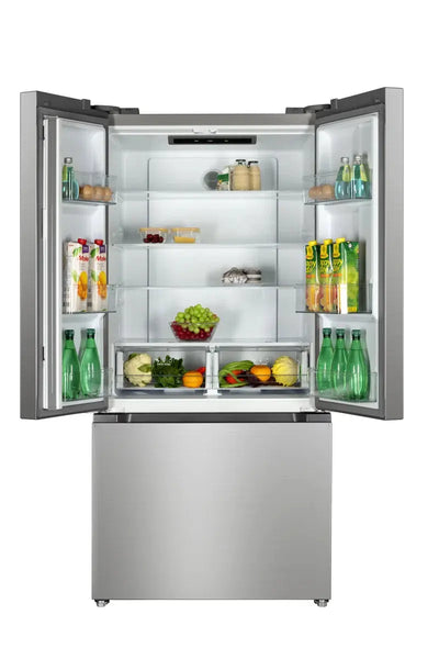 Hamilton Beach French Door Full Size Counter Depth Refrigerator with Freezer Drawer (16.6 CU. FT.) | Fridge.com