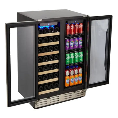 Homhougo 33 Cans (12 Oz.) 6.24 Cubic Feet Freestanding Beverage Refrigerator | Fridge.com