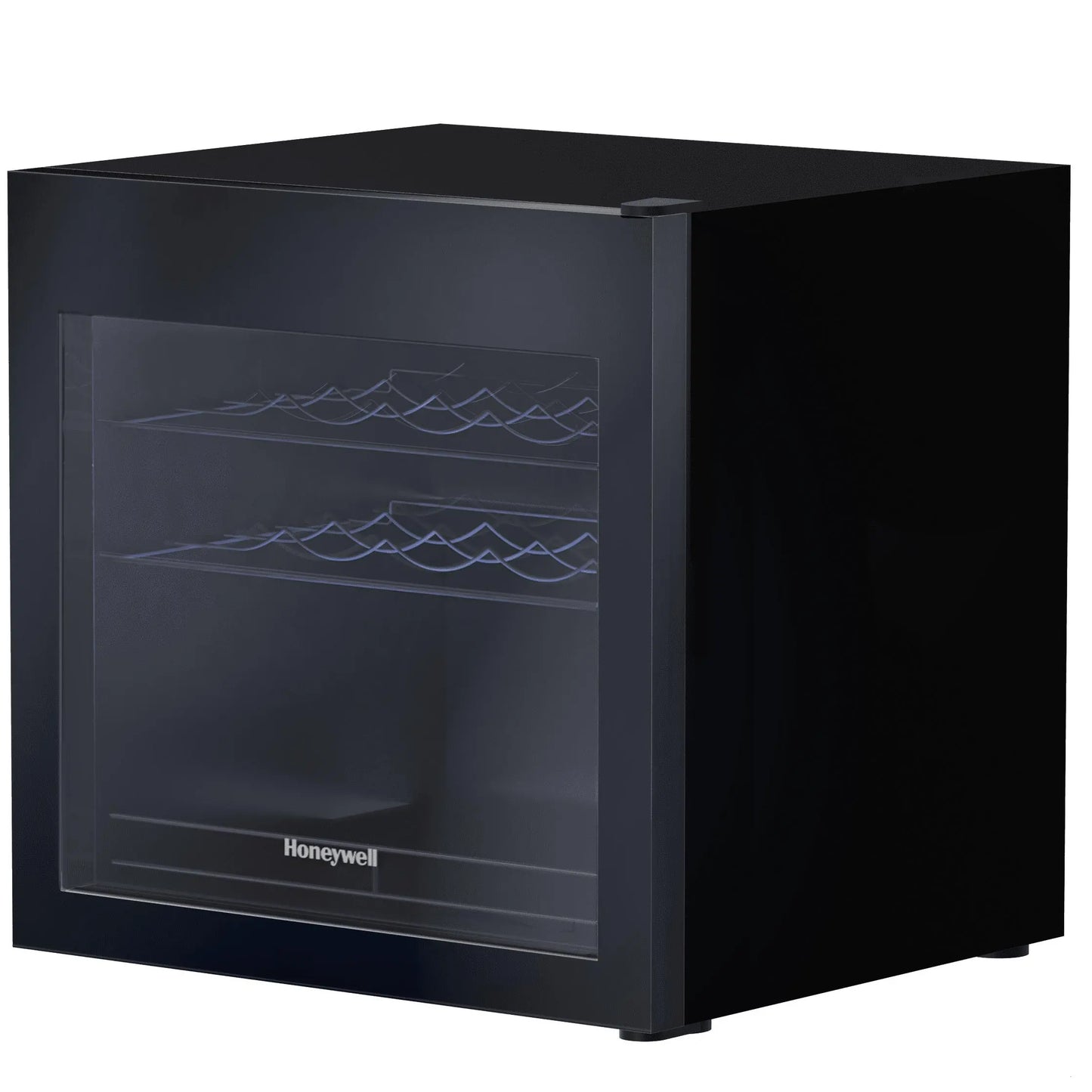 Honeywell 14 Bottle Compressor Wine Cooler Refrigerator, Compact Wine Cellar for Red, White, Champagne or Sparkling Wine, Digital Temperature Control, Glass Door | Fridge.com