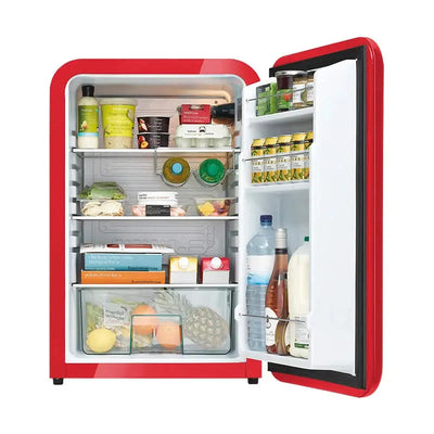 Husky Premium 106L Retro Style 3.74 Cu.Ft. Under-Counter Freestanding Mini Fridge | Fridge.com