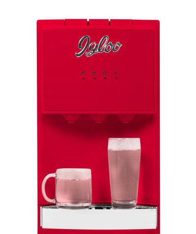 Igloo IRTRWCBL353CRHRR Retro Water Cooler, Retro Red | Fridge.com