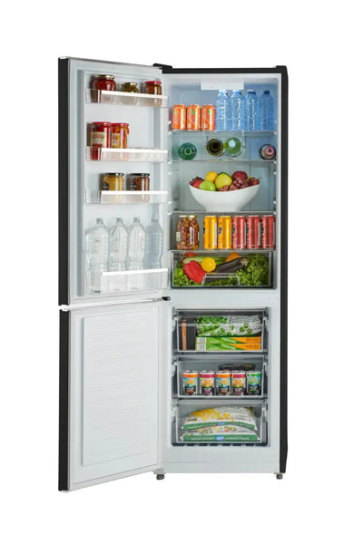 Iio Retro 24" 11 Cubic Feet Smudge-Resistant Bottom Freezer Refrigerator | Fridge.com