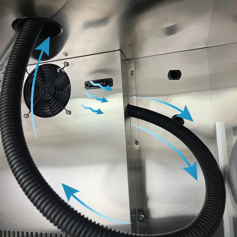 Kegco Outdoor Triple Tap Freestanding Kegerator with Door Lock and Adjustable Temperature | Fridge.com