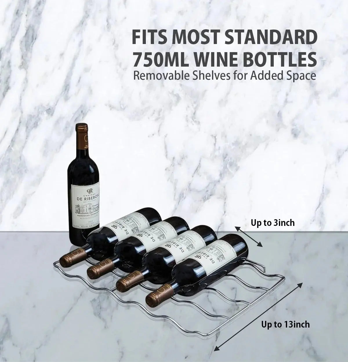 Koolatron 29 Bottle Dual Zone Wine Cooler Freestanding Wine Cellar, Black | Fridge.com