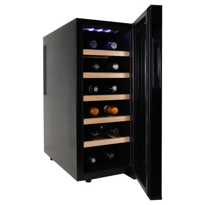Koolatron Urban Series Deluxe 12 Bottle Wine Cooler Thermoelectric Refrigerator with Digital Temperature Controls | Fridge.com