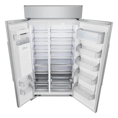 LG STUDIO 26 Cu. Ft. Smart Side-By-Side Built-In Refrigerator with Ice & Water Dispenser, 42" | Fridge.com