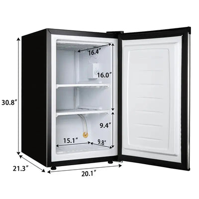 MF Series Portable 3 Cubic Feet Garage Ready Upright Freezer with Adjustable Temperature Controls | Fridge.com