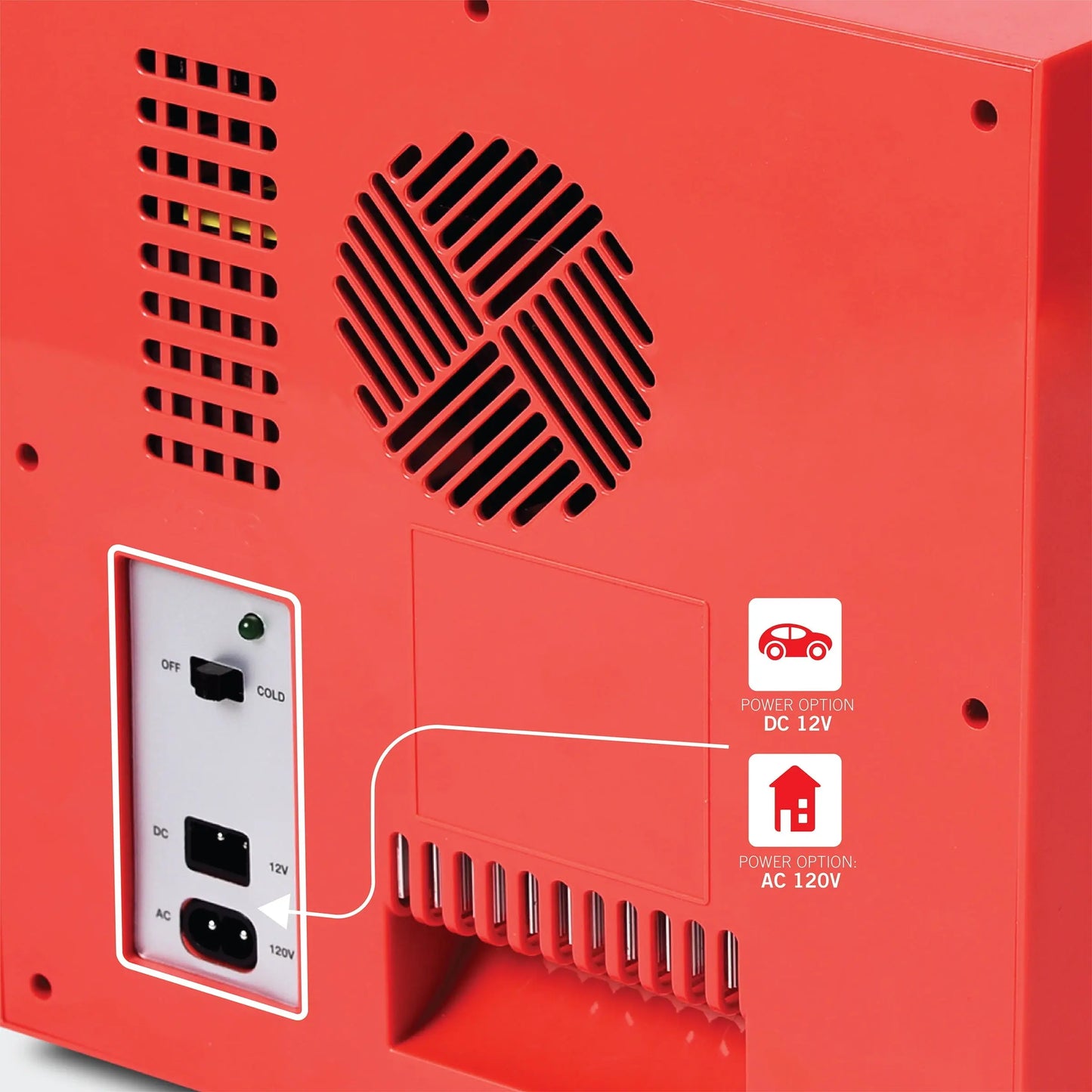 New Hello Kitty Red Cooler Mini Fridge 6.7L Single Door 9 Can ACDC | Fridge.com