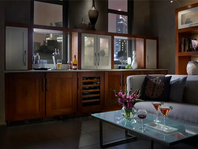 Perlick C-Series 5.2 Cubic Feet Stainless Steel Single Tap Freestanding Kegerator with Door Lock and Adjustable Temperature | Fridge.com